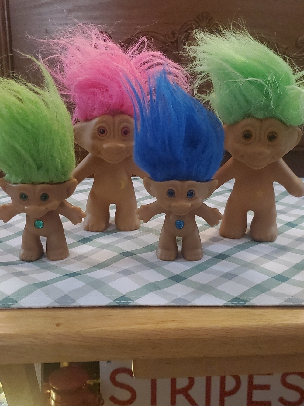 Set Of 4 Russ Berrie Trolls